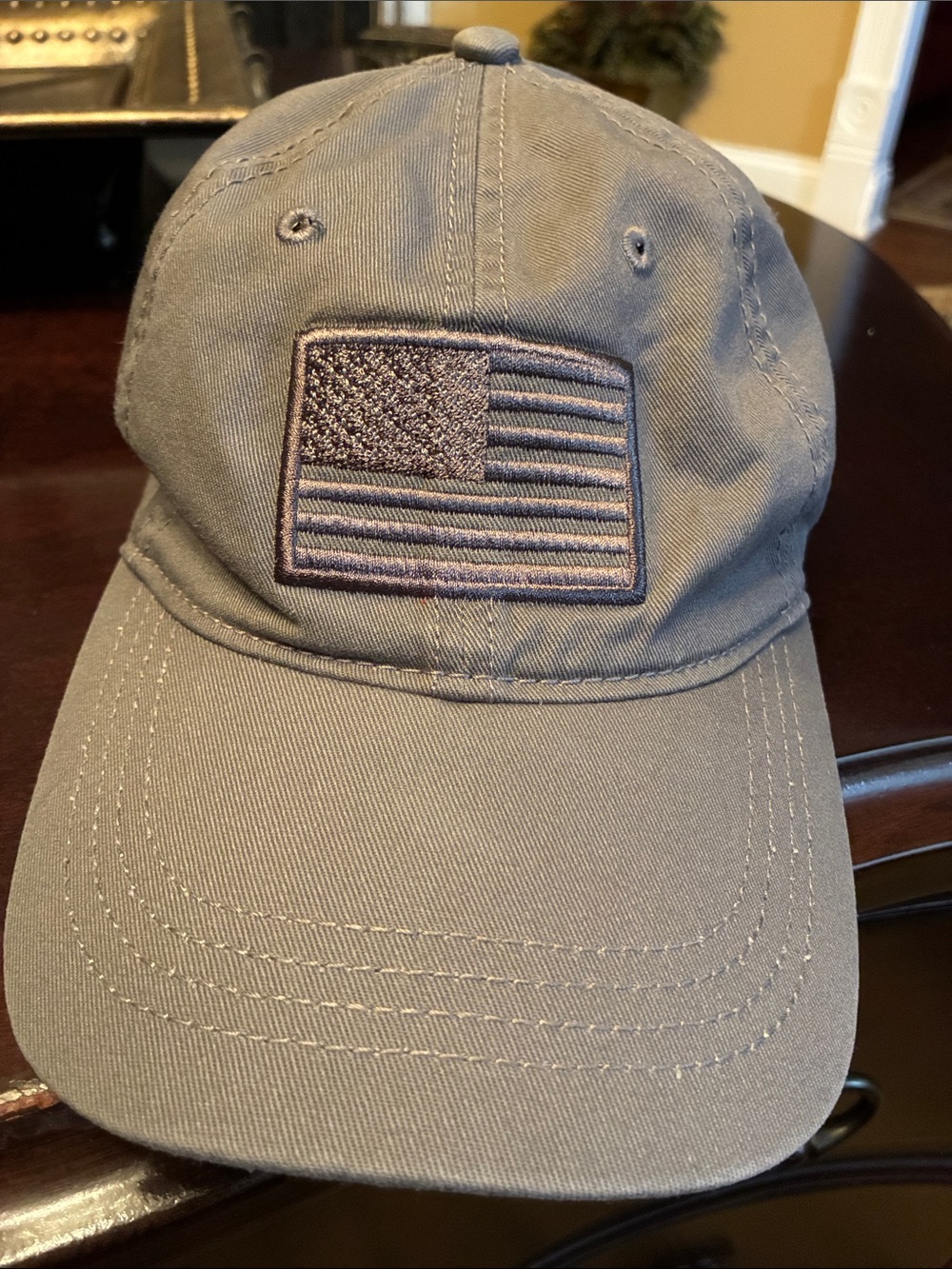 Men's Cotton Tactical Flag Adjustable Baseball Cap - 11/24